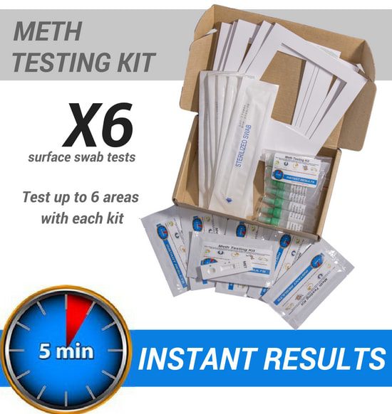 6x DIY Instant Meth Test Kits – Recommended for 3 Bedroom
