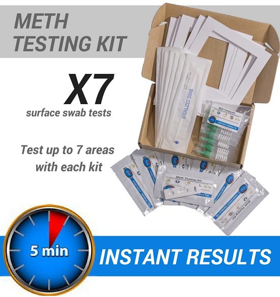 7x DIY Instant Meth Test Kits – Recommended for 4 Bedroom